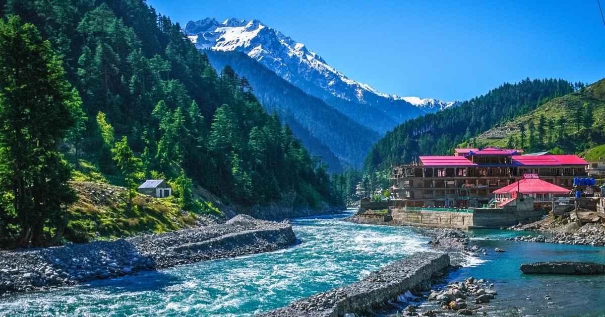 River Swat Valley Pakistan.